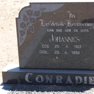 CONRADIE Johannes 1913-1988