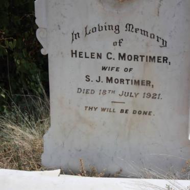 MORTIMER Helen C. -1921