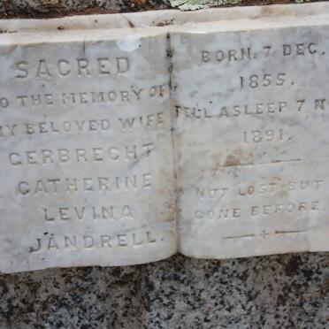 JANDRELL Gerbrecht Catherine Levina 1855-1891