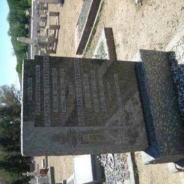 ESTERHUIZEN Johannes A. 1849-1942 &amp; Catherina E. DU TOIT 1854-1935