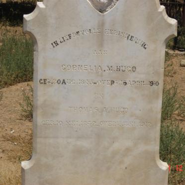 HUGO Thomas A. 1842-1912 &amp;  Cornelia M. 1845-1910