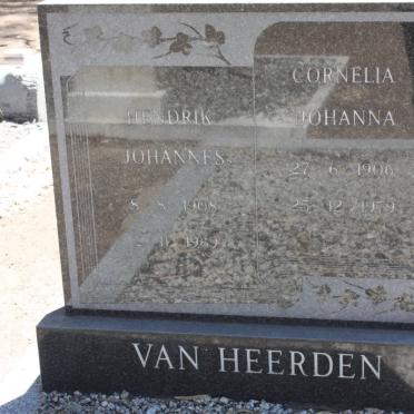 HEERDEN Hendrik Johannes, van 1908-1969 &amp; Cornelia Johanna 1906-1979