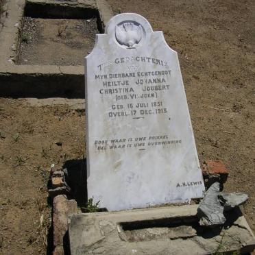 JOUBERT Heiltje Johanna Christina nee VILJOEN 1851-1913