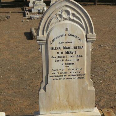 MERWE Petrus, van der 1850-1920 &amp; Helena Margaretha NAUDE 1855-1932