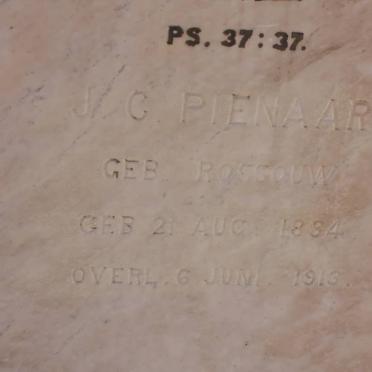 PIENAAR A.J. 1831-1889 &amp; J.C. ROSSOUW 1834-1913
