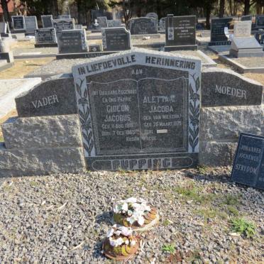 RUPPING Gideon Jacobus 1910-1955 &amp; Aletta C. Jacoba VAN NIEKERK 1925-2006 :: STRYDOM Johannes Jochemus 1928-2006