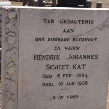 SCHIETEKAT Hendrik Johannes 1884-1938