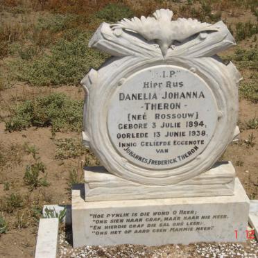 THERON Danelia Johanna nee ROSSOUW 1894-1938