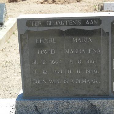 THERON Charl David 1864-1921 &amp; Maria Magdalena 1864-1946