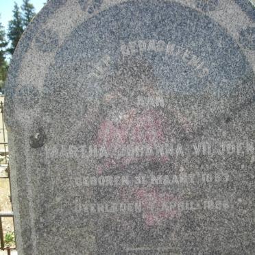VILJOEN Martha Johanna 18?3-1886