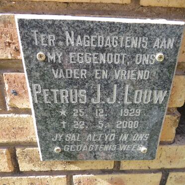 LOUW Petrus J.J. 1929-2000