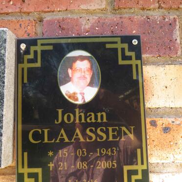 CLAASSEN Johan 1943-2005