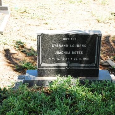 BOTES Sybrand Lourens Joachim 1913-1975