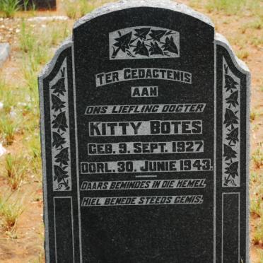BOTES Catharina Susanna Petronella nee JACOBS 1888-1958 :: BOTES Kitty 1927-1943 