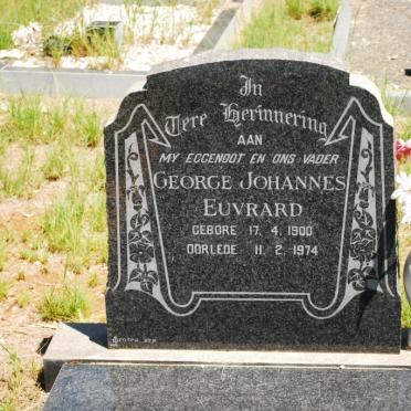 EUVRARD George Johannes 1900-1974