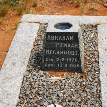 HECKROODT Abraham Pienaar 1926-1926