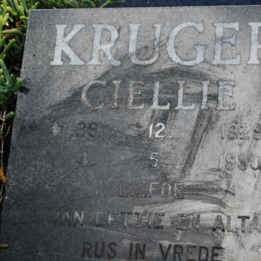 KRUGER Ciellie 1929-1990