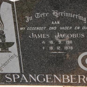 SPANGENBERG James Jacobus 1911-1978
