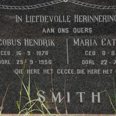 SMITH Jacobus Hendrik 1878-1956 &amp; Maria Catherina 1881-1964