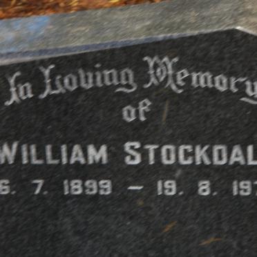 STOCKDALE William 1899-1975