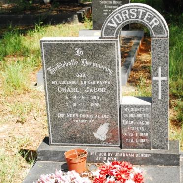 VORSTER Charl Jacob 1964-1998 :: VORSTER Charl Jacob 1995-1998