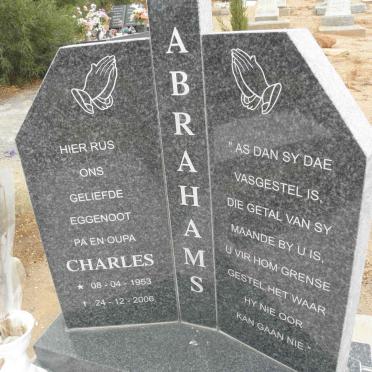 ABRAHAMS Charles 1953-2006