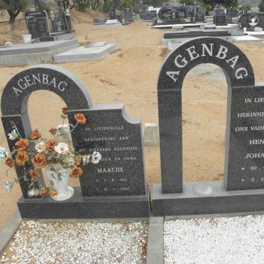 AGENBAG Hendrik Johannes 1917-1994 &amp; Maatjie 1917-1990