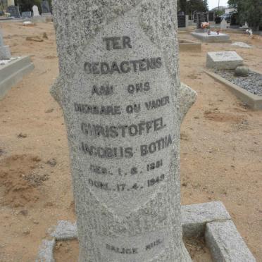 BOTHA Christoffel Jacobus 1881-1949