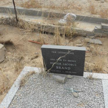 BRAND Renier Jacobus 1913-1998