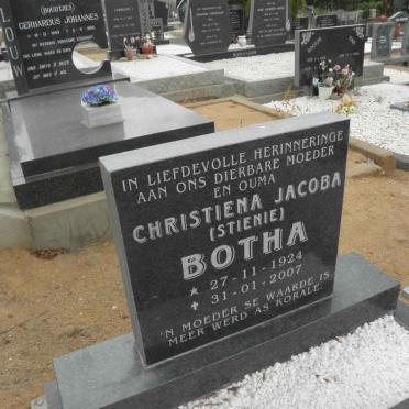 BOTHA Christiena Jacoba 1924-2007