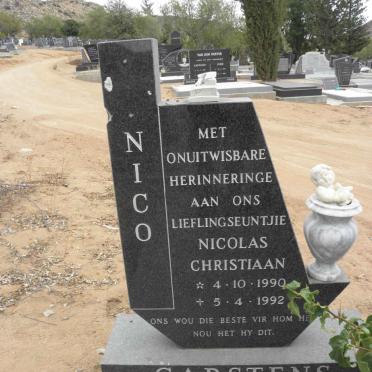 CARSTENS Nicolas Christiaan 1990-1992