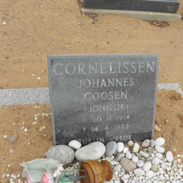 CORNELISSEN Johannes Goosen 1914-1989