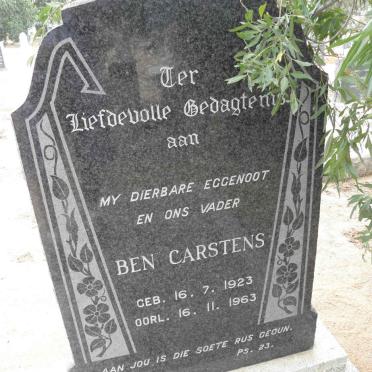CARSTENS Ben 1923-1963