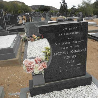 GOUWS Jacobus Johannes 1923-1991