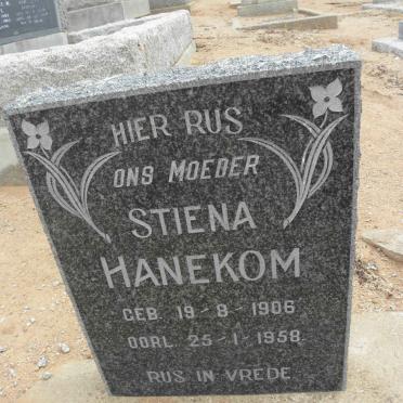 HANEKOM Stiena 1906-1958