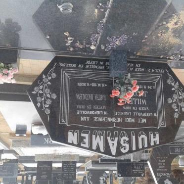HUISAMEN Willem Jaco?  &amp; Martha Magdalena 1932-2014
