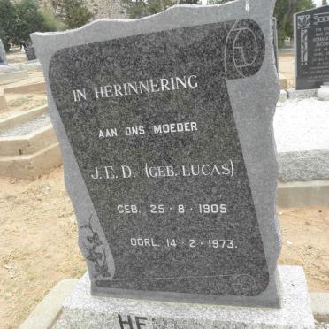 HENNING J.E.D. nee LUCAS 1905-1973