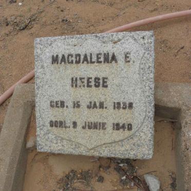 HEESE Magdalena E. 1938-1940