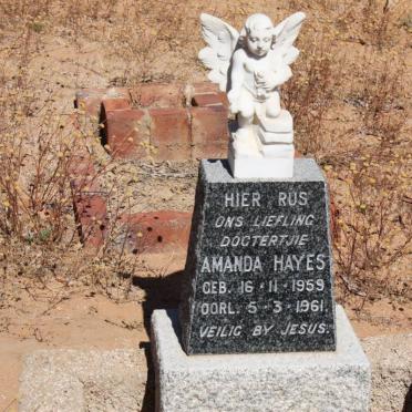 HAYES Amanda 1959-1961