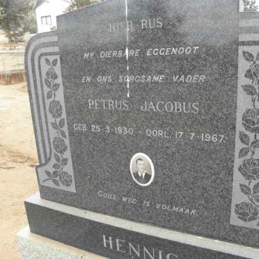 HENNING Petrus Jacobus 1930-1967