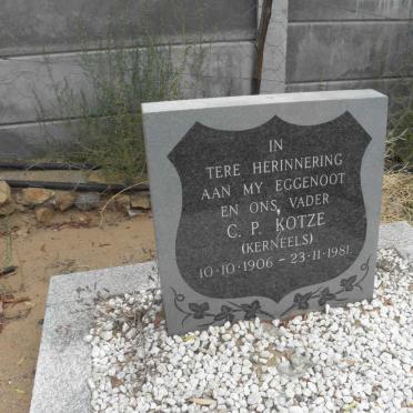 KOTZE C.P. 1906-1981