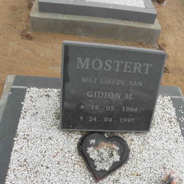 MOSTERT Gidion M. 1964-1997