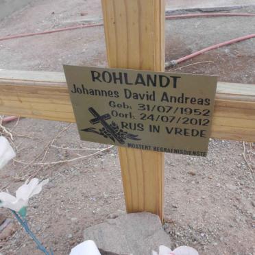 ROHLANDT Johannes David Andreas 1952-2012