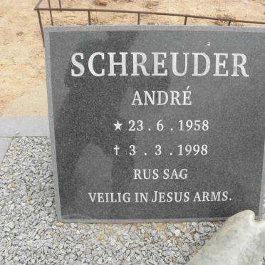 SCHREUDER Andre 1958-1998