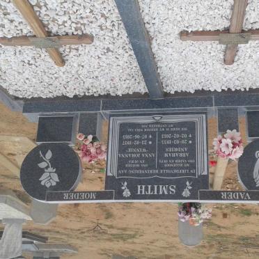 SMITH Abraham Andries 1935-2013 &amp; Anna Johanna 1937-2015