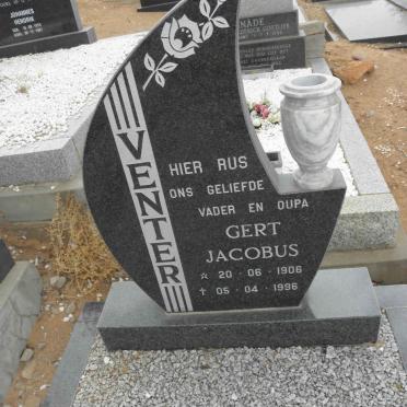 VENTER Gert Jacobus 1906-1996