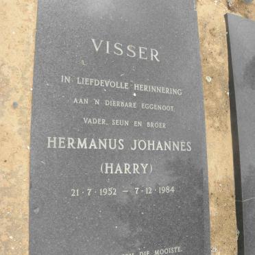 VISSER Hermanus Johannes 1952-1984