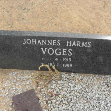 VOGES Johannes Harms 1915-1988