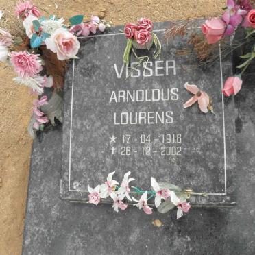 VISSER Arnoldus Lourens 1916-2002
