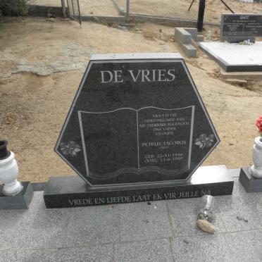 VRIES Petrus Jacobus, de 1946-1999